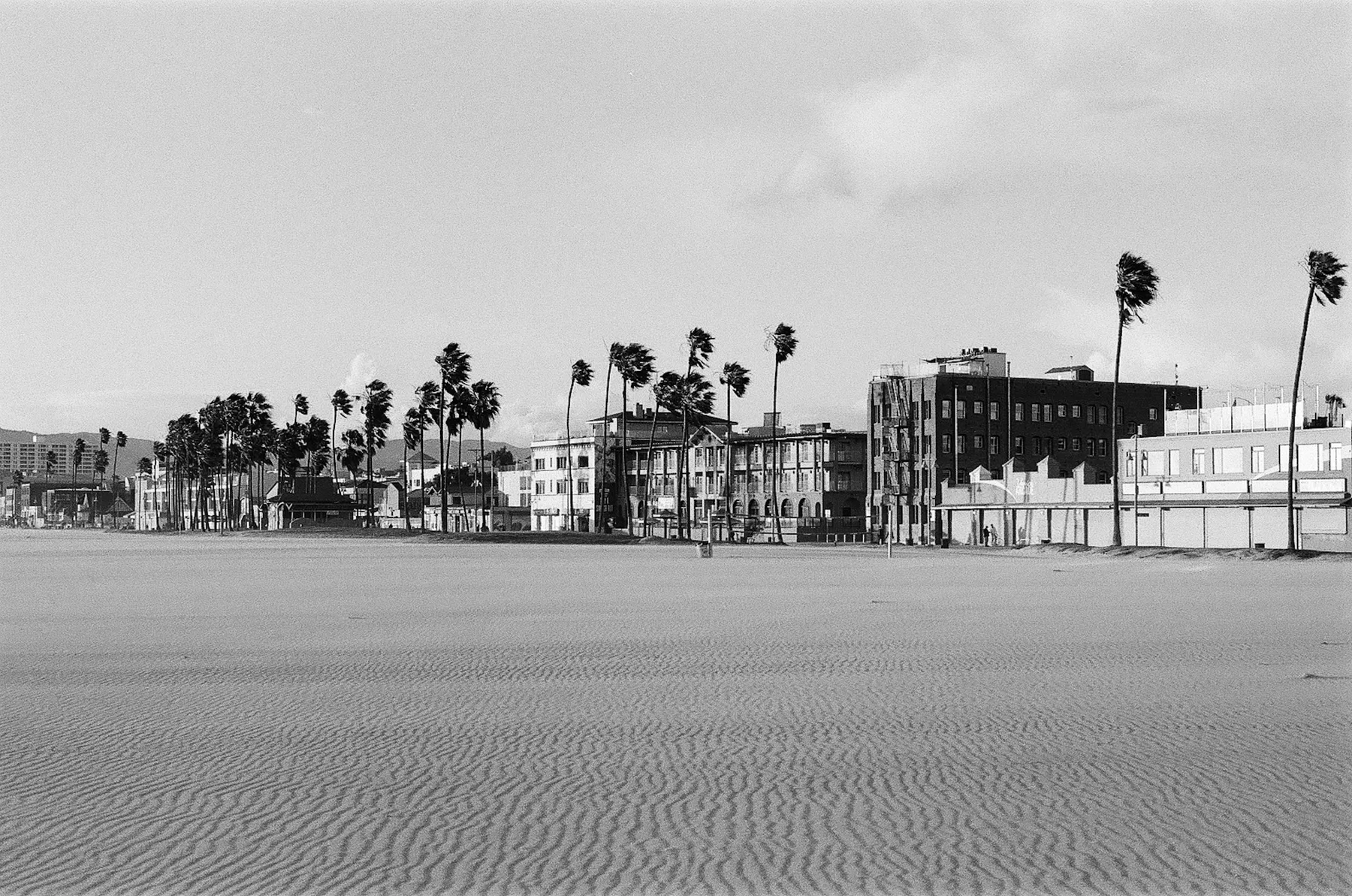 Venice Houses Bw